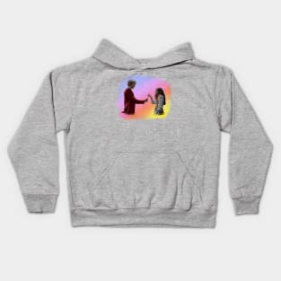 Rainbow Snowbaird Kids Hoodie